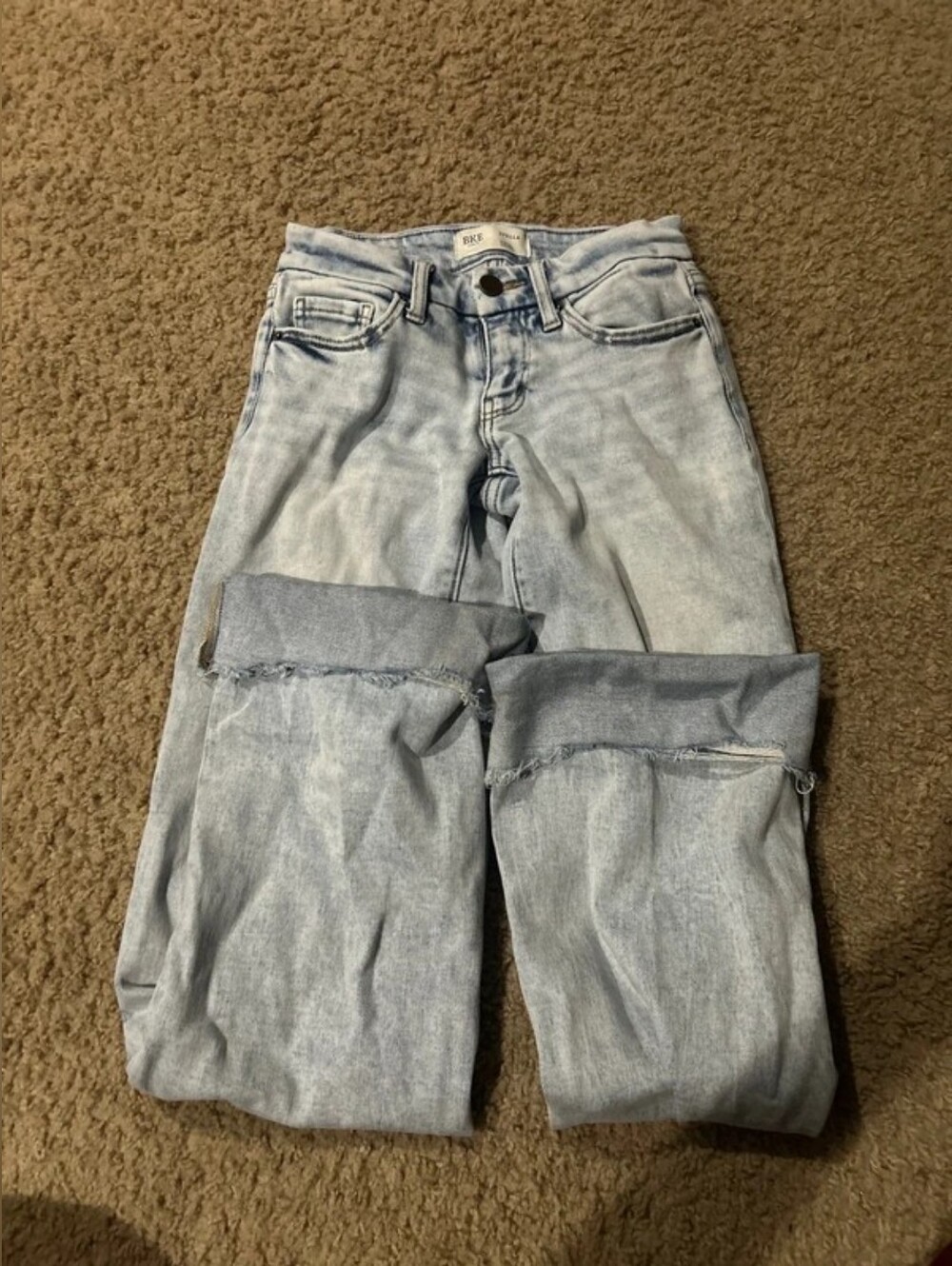 BKE Light Wash Ankle Crop Jeans